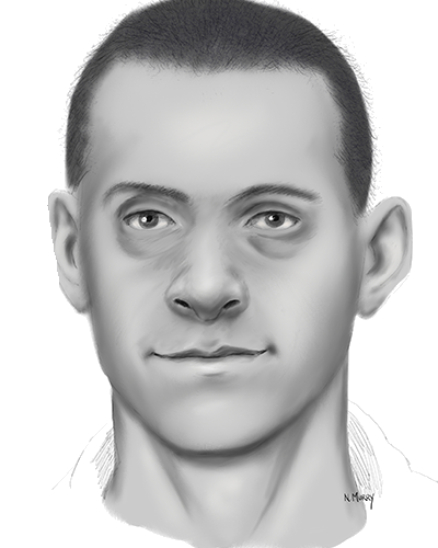 Forensic sketch of suspect